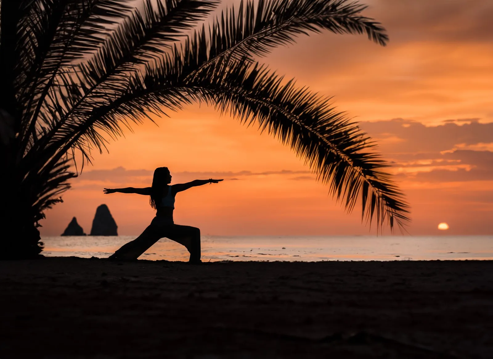 Yoga retreat in Rishikesh — sunrise yoga on the Ganga ghats